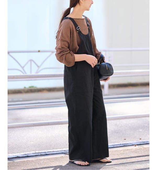 FRAMeWORK「ヴィンテージタイプライターサロペット」|オールインワン|