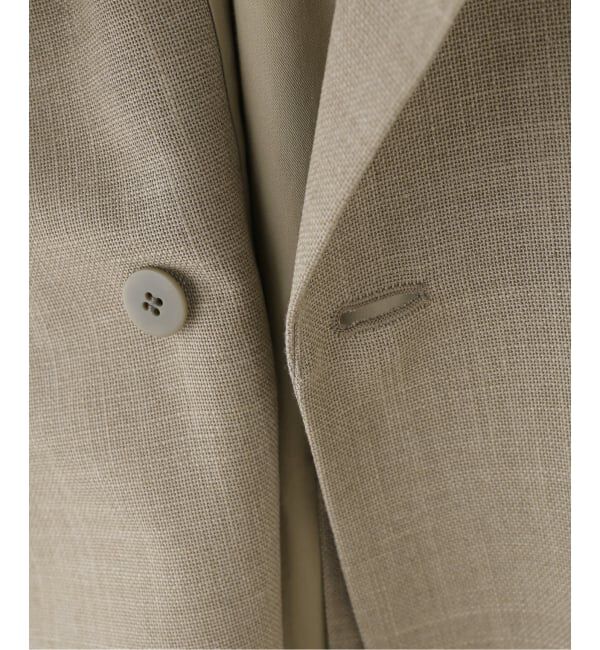 Spick and Span「リネンライクロングジャケット」|テーラードジャケット|