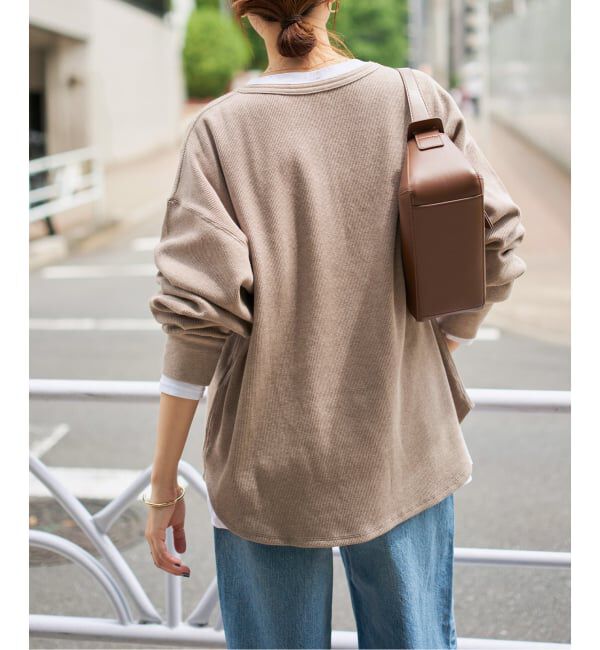 Spick and Span「《新色有り / 追加》2枚SETヘンリーネックプルオーバー」|Tシャツ・カットソー|