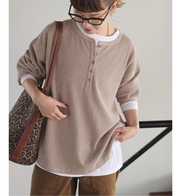 Spick and Span「《新色有り / 追加》2枚SETヘンリーネックプルオーバー」|Tシャツ・カットソー|