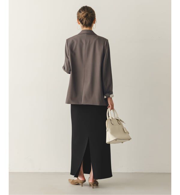 NOBLE「《追加・新色・セットアップ対応》フローツイルピークドラペルジャケット」|テーラードジャケット|
