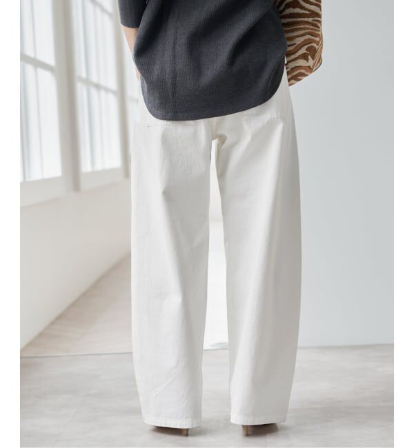 Spick and Span「コットンバレルレッグパンツ」|その他|