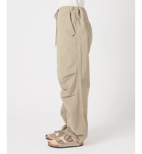 FRAMeWORK「TOP KHAKI/トップカーキ  パラシュートパンツ」|カーゴ|