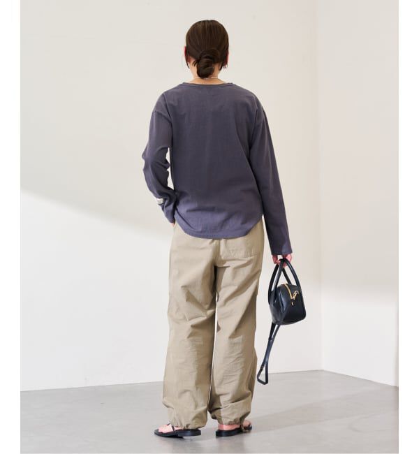 FRAMeWORK「TOP KHAKI/トップカーキ  パラシュートパンツ」|カーゴ|