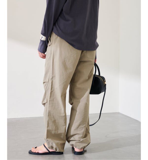 FRAMeWORK「TOP KHAKI/トップカーキ  パラシュートパンツ」|カーゴ|