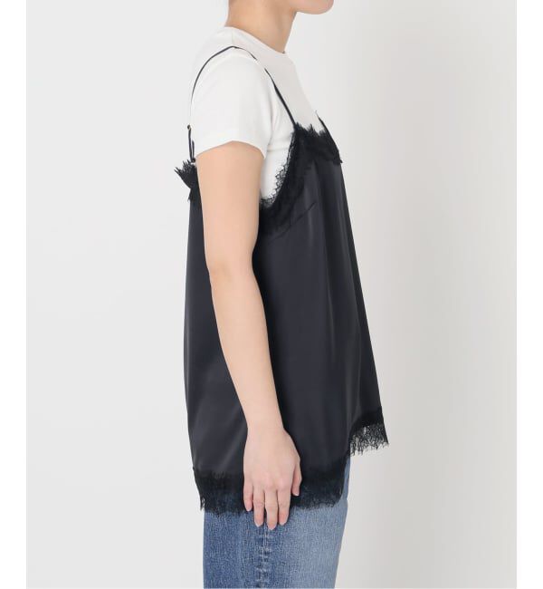 Spick and Span「サテンレースキャミソール」|キャミソール|