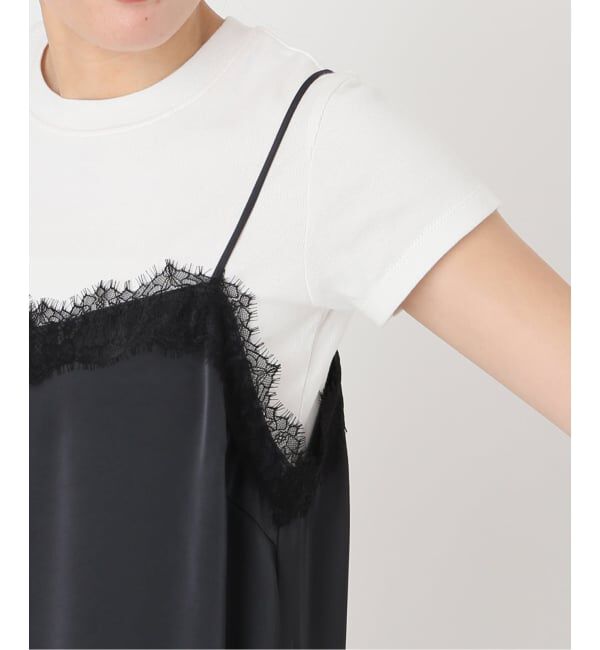 Spick and Span「サテンレースキャミソール」|キャミソール|