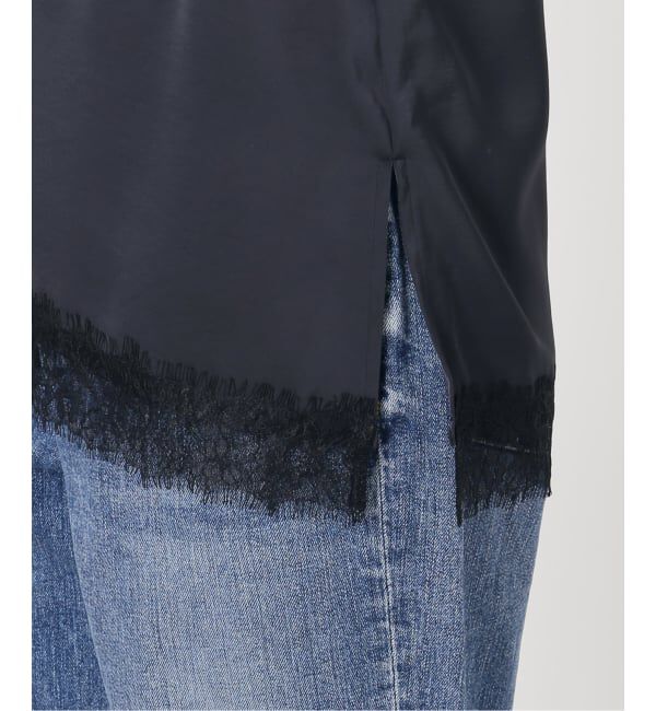 Spick and Span「サテンレースキャミソール」|キャミソール|