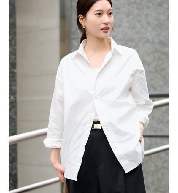 FRAMeWORK「≪追加≫コットンレギュラーカラーシャツ 3」|シャツ・ブラウス|ホワイト