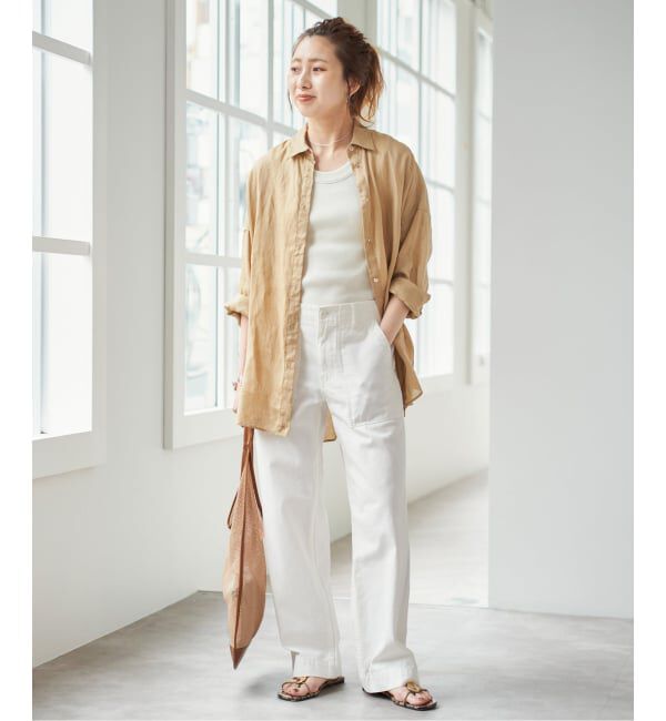 Spick and Span「《追加2》ルーズベイカーパンツ」|カーゴ|