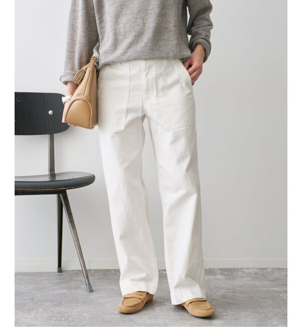 Spick and Span「《追加2》ルーズベイカーパンツ」|カーゴ|