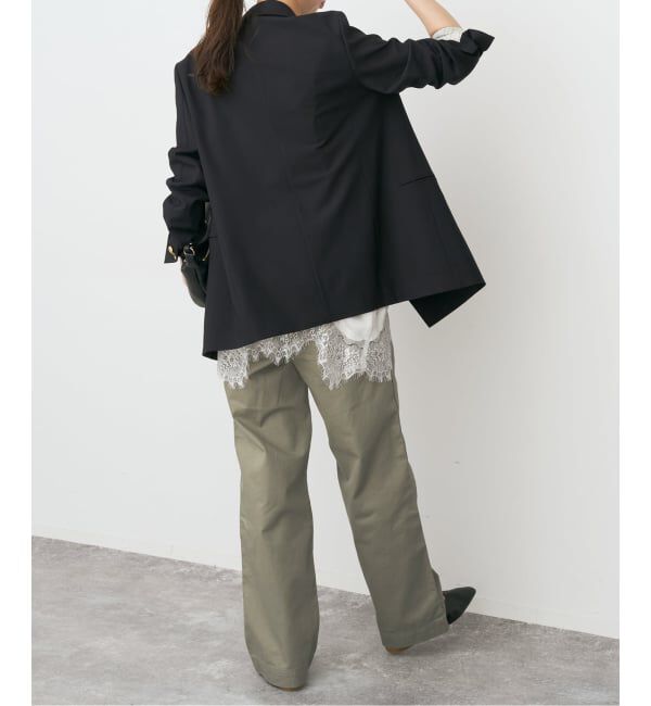 Spick and Span「《追加2》ルーズベイカーパンツ」|カーゴ|