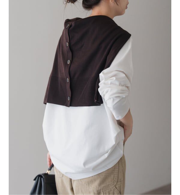 Spick and Span「《WEB限定 / 追加予約》ボートネックバックタックプルオーバー」|Tシャツ・カットソー|