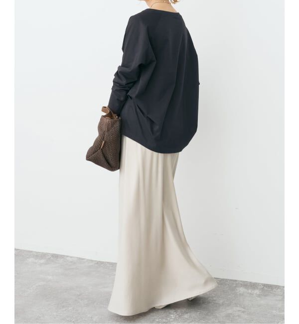 Spick and Span「《WEB限定 / 追加予約》ボートネックバックタックプルオーバー」|Tシャツ・カットソー|