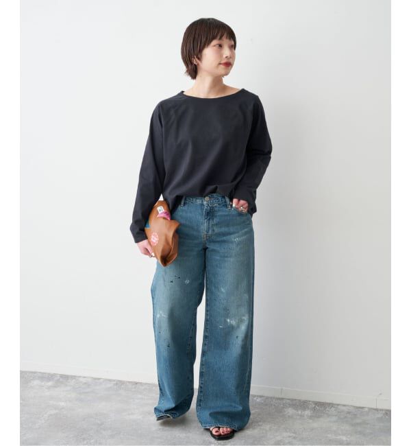 Spick and Span「《WEB限定 / 追加予約》ボートネックバックタックプルオーバー」|Tシャツ・カットソー|