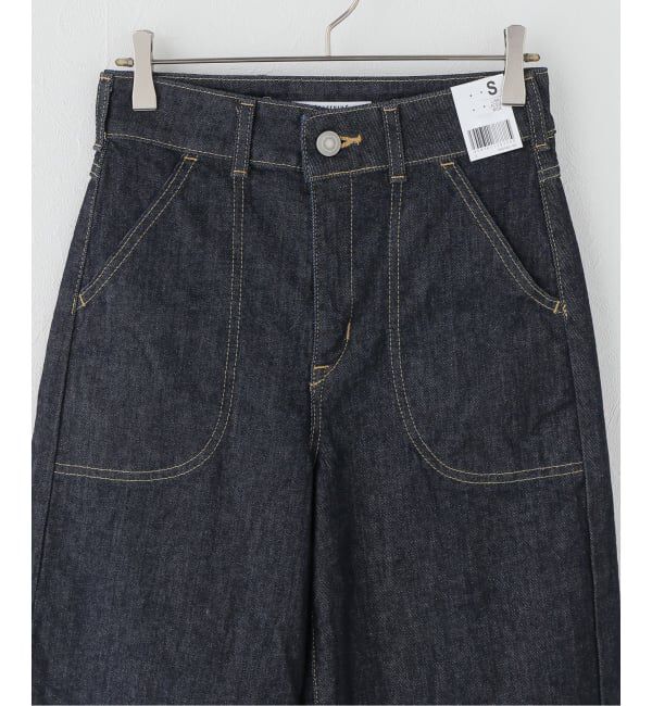 U by SPICK&SPAN「SOMETHING / サムシング LISA LACE UP WIDE」|デニム|