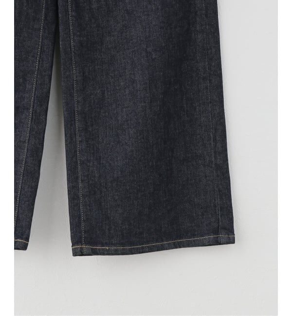 U by SPICK&SPAN「SOMETHING / サムシング LISA LACE UP WIDE」|デニム|