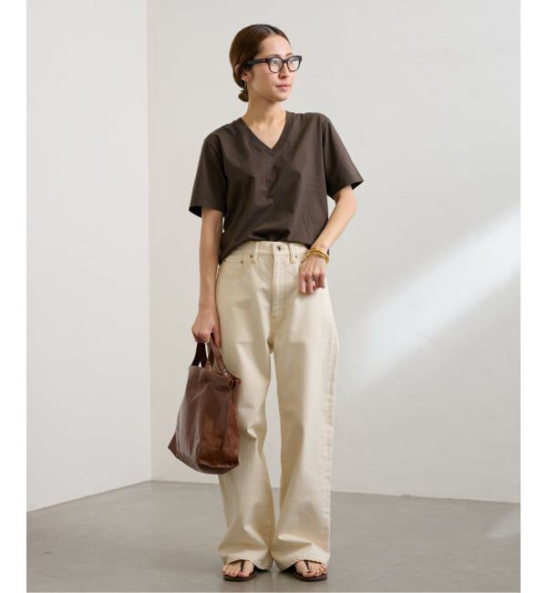 FRAMeWORK「≪追加予約≫LOEFF/ロエフ 別注 Vネック TEE」|Tシャツ・カットソー|