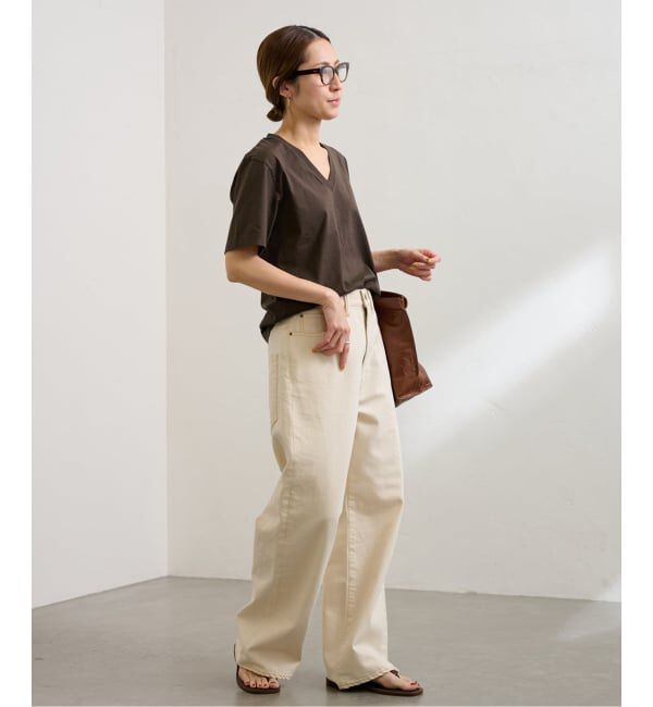 FRAMeWORK「≪追加予約≫LOEFF/ロエフ 別注 Vネック TEE」|Tシャツ・カットソー|