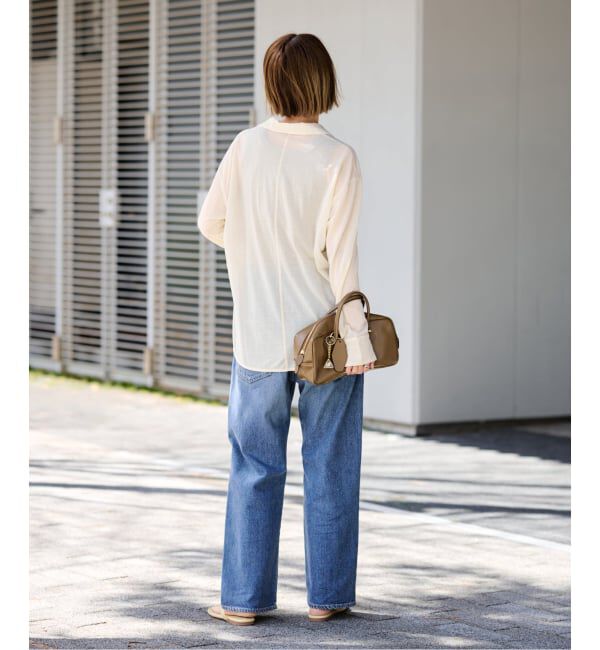 FRAMeWORK「≪予約≫コットンナイロンシアーテンジクシャツ」|シャツ・ブラウス|