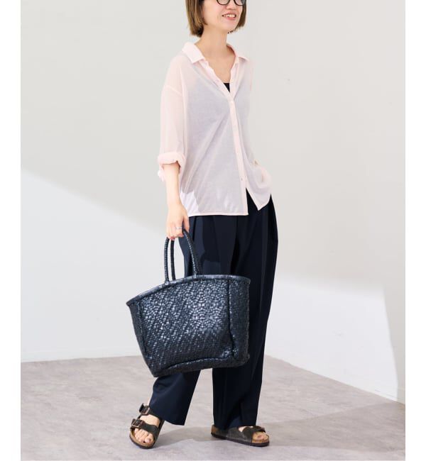 FRAMeWORK「≪予約≫コットンナイロンシアーテンジクシャツ」|シャツ・ブラウス|