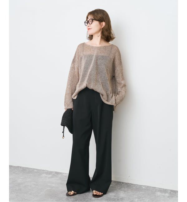 Spick and Span「《新色有り / 追加予約》ドライストレッチイージーパンツ」|スラックス|