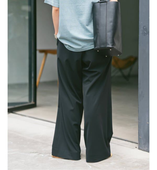 Spick and Span「《新色有り / 追加予約》ドライストレッチイージーパンツ」|スラックス|