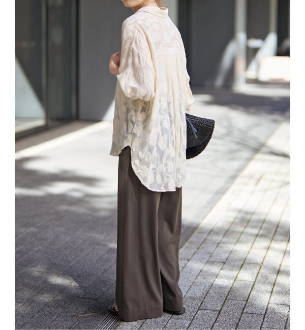 Spick and Span「《新色有り / 追加予約》ドライストレッチイージーパンツ」|スラックス|