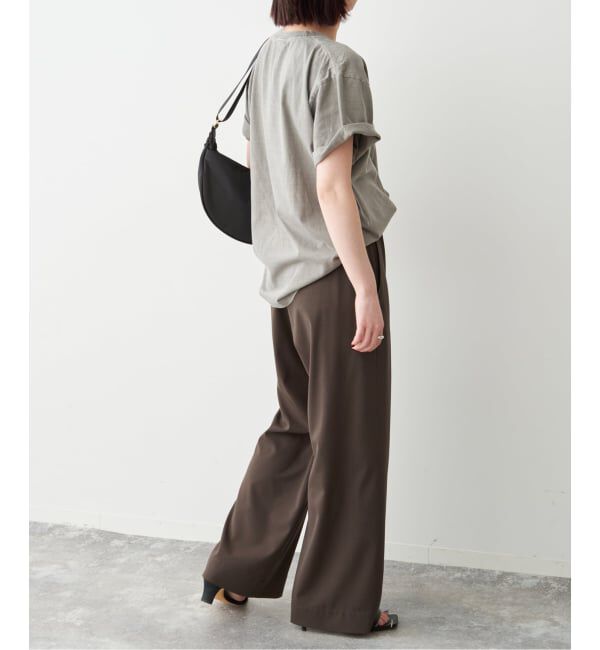 Spick and Span「《新色有り / 追加予約》ドライストレッチイージーパンツ」|スラックス|