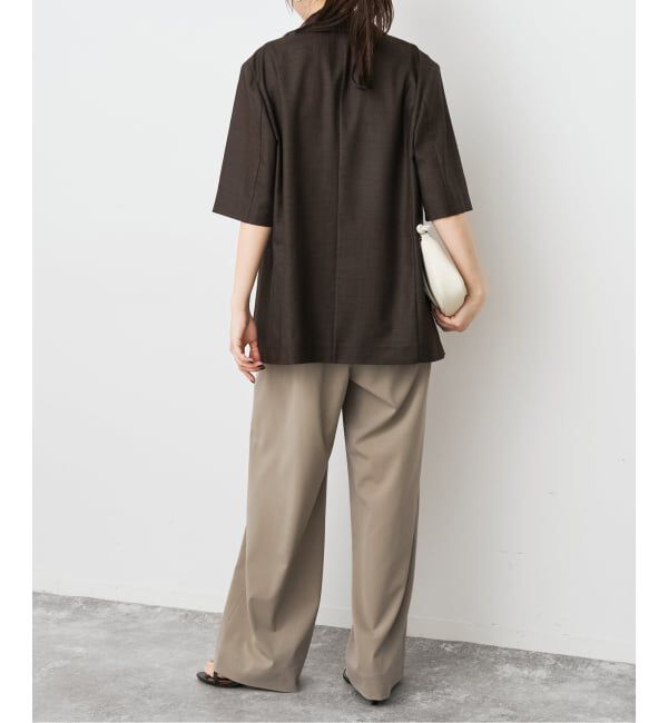 Spick and Span「《新色有り / 追加予約》ドライストレッチイージーパンツ」|スラックス|