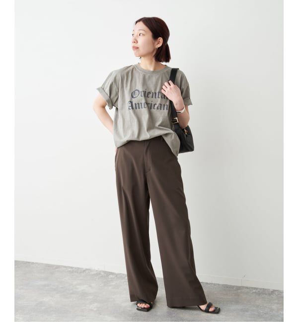 Spick and Span「《新色有り / 追加予約》ドライストレッチイージーパンツ」|スラックス|