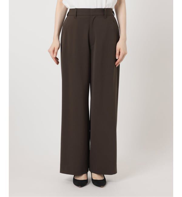 Spick and Span「《新色有り / 追加予約》ドライストレッチイージーパンツ」|スラックス|