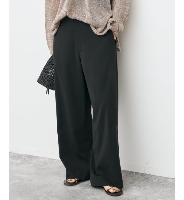 Spick and Span「《新色有り / 追加予約》ドライストレッチイージーパンツ」|スラックス|