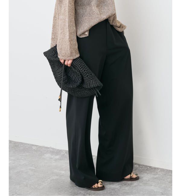 Spick and Span「《新色有り / 追加予約》ドライストレッチイージーパンツ」|スラックス|