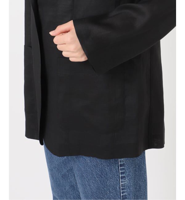 Spick and Span「《手洗い可 / 追加予約》ラミーミックスシアージャケット」|テーラードジャケット|