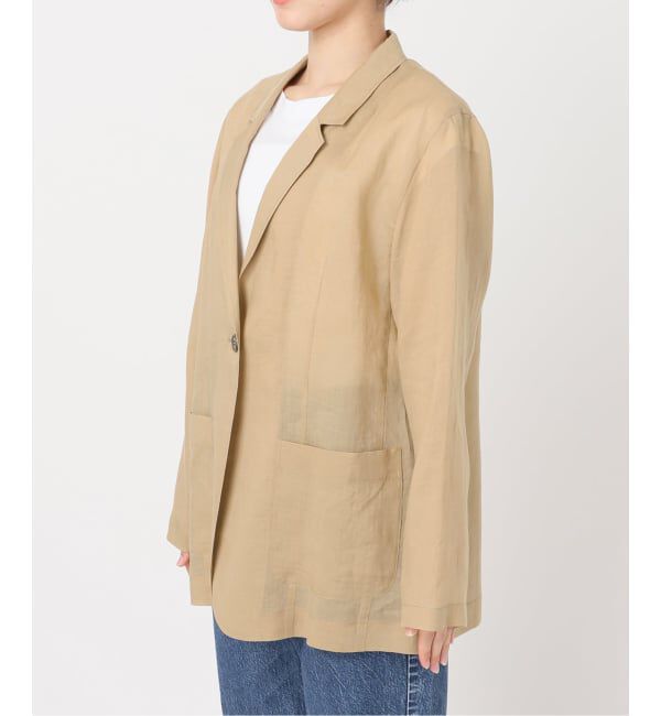 Spick and Span「《手洗い可 / 追加予約》ラミーミックスシアージャケット」|テーラードジャケット|
