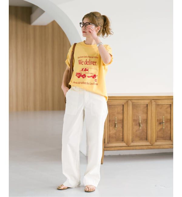 Spick and Span「《予約》リップルーズベイカーパンツ」|カーゴ|