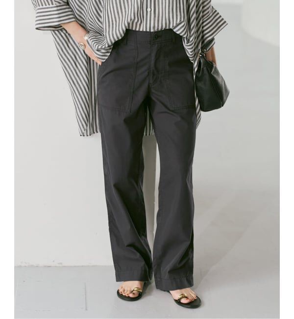 Spick and Span「《予約》リップルーズベイカーパンツ」|カーゴ|