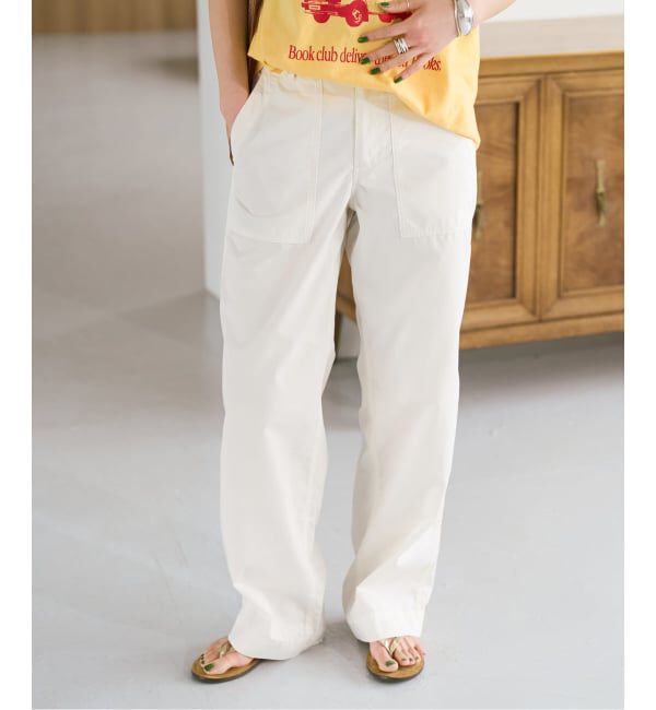 Spick and Span「《予約》リップルーズベイカーパンツ」|カーゴ|