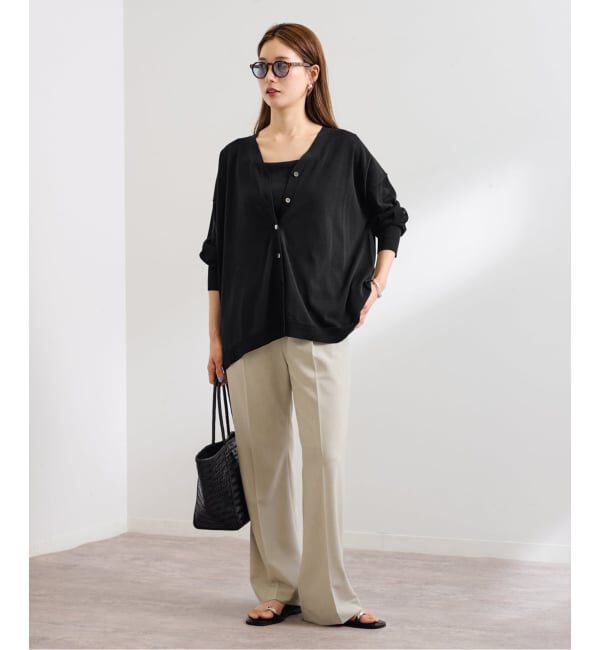 FRAMeWORK「≪一部カラーWEB限定 / 追加予約≫CO/AceワイドVネックカーディガン」|カーディガン|