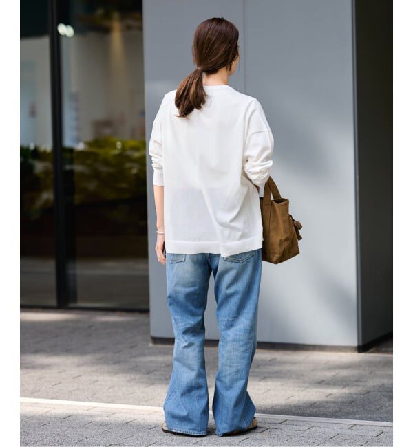 FRAMeWORK「≪一部カラーWEB限定 / 追加予約≫CO/AceワイドVネックカーディガン」|カーディガン|