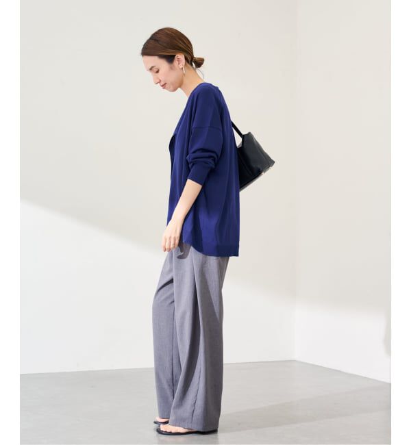 FRAMeWORK「≪一部カラーWEB限定 / 追加予約≫CO/AceワイドVネックカーディガン」|カーディガン|