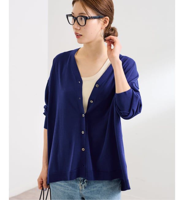 FRAMeWORK「≪一部カラーWEB限定 / 追加予約≫CO/AceワイドVネックカーディガン」|カーディガン|