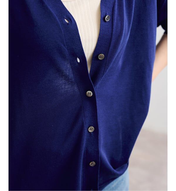 FRAMeWORK「≪一部カラーWEB限定 / 追加予約≫CO/AceワイドVネックカーディガン」|カーディガン|