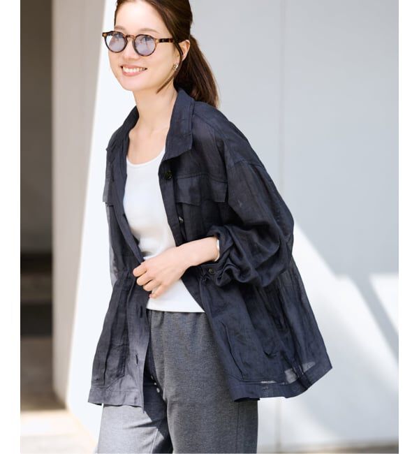 FRAMeWORK「≪新色 / 追加予約≫ラミースタンドブルゾン」|その他|ネイビー