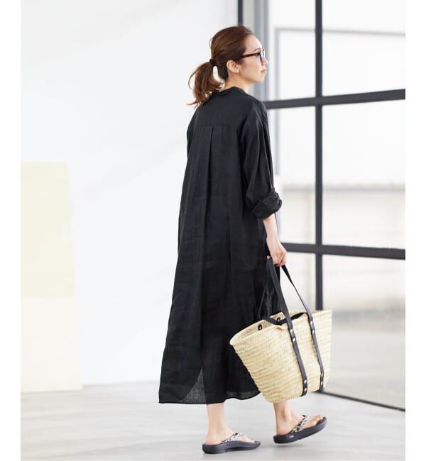 FRAMeWORK「≪一部カラーWEB限定 / 追加予約≫フレンチリネンシャツワンピース」|ワンピース|