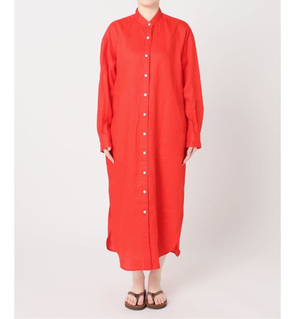 FRAMeWORK「≪一部カラーWEB限定 / 追加予約≫フレンチリネンシャツワンピース」|ワンピース|