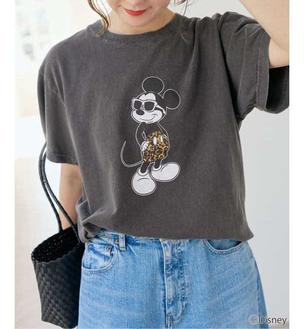 Spick and Span「《追加予約》GOOD ROCK SPEED / グッドロックスピード 別注 / ミッキー / Tシャツ」|Tシャツ・カットソー|ブラック A