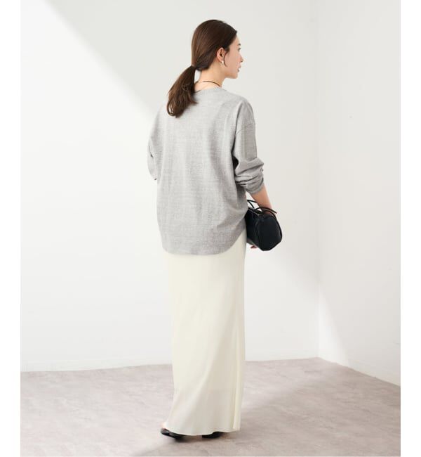 FRAMeWORK「《追加》ラフィー天竺Vネックプルオーバー」|Tシャツ・カットソー|