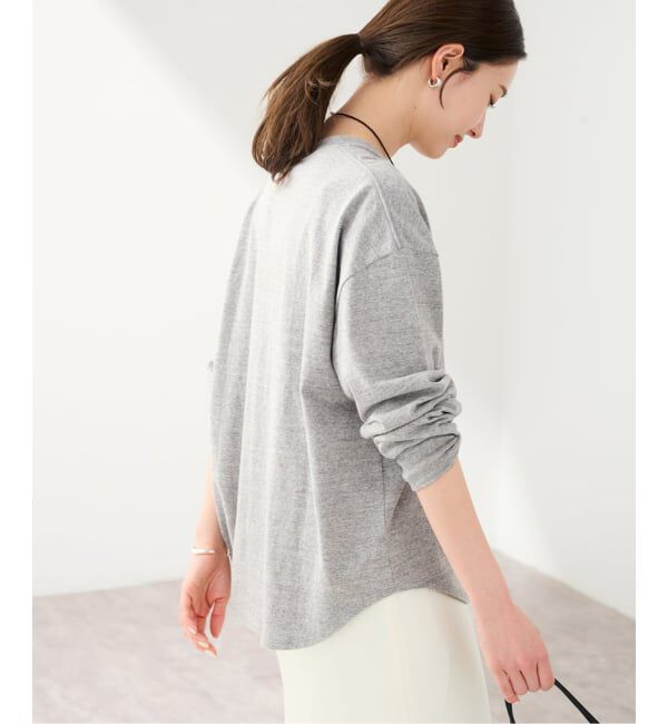FRAMeWORK「《追加》ラフィー天竺Vネックプルオーバー」|Tシャツ・カットソー|